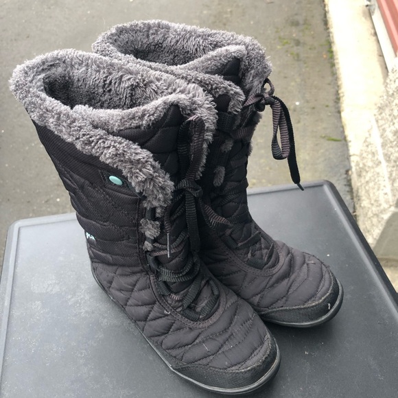 Columbia Sportswear Minx Omni Grip Waterproof Insulated Snow Boots Girls Size 2 - Picture 5 of 16